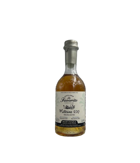 Rhum La Favorite Millesime 2017 (Martinique)