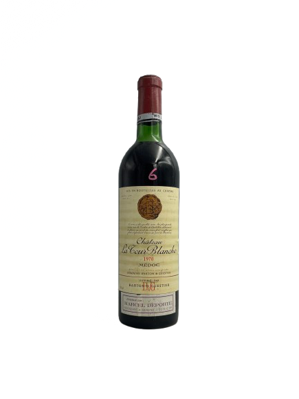 Chateau La Tour Blanche Rouge 1970 (Medoc - Bordeaux)