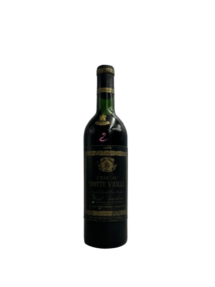 Chateau Trotte Vieille Rouge 1966 (Saint Emilion 1er Grand Cru - Bordeaux)