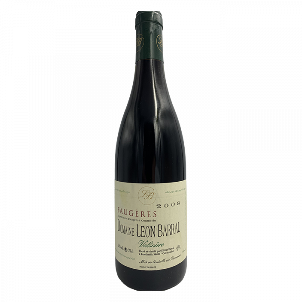 Magnum Domaine Leon Barral Cuvée Valinière Rouge 2008 (Faugeres - Languedoc)