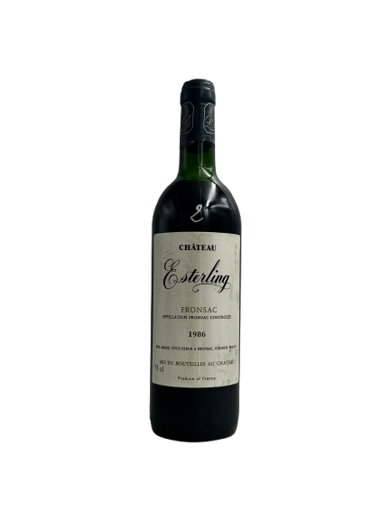 Chateau Esterling Rouge 1986 (Fronsac - Bordeaux)
