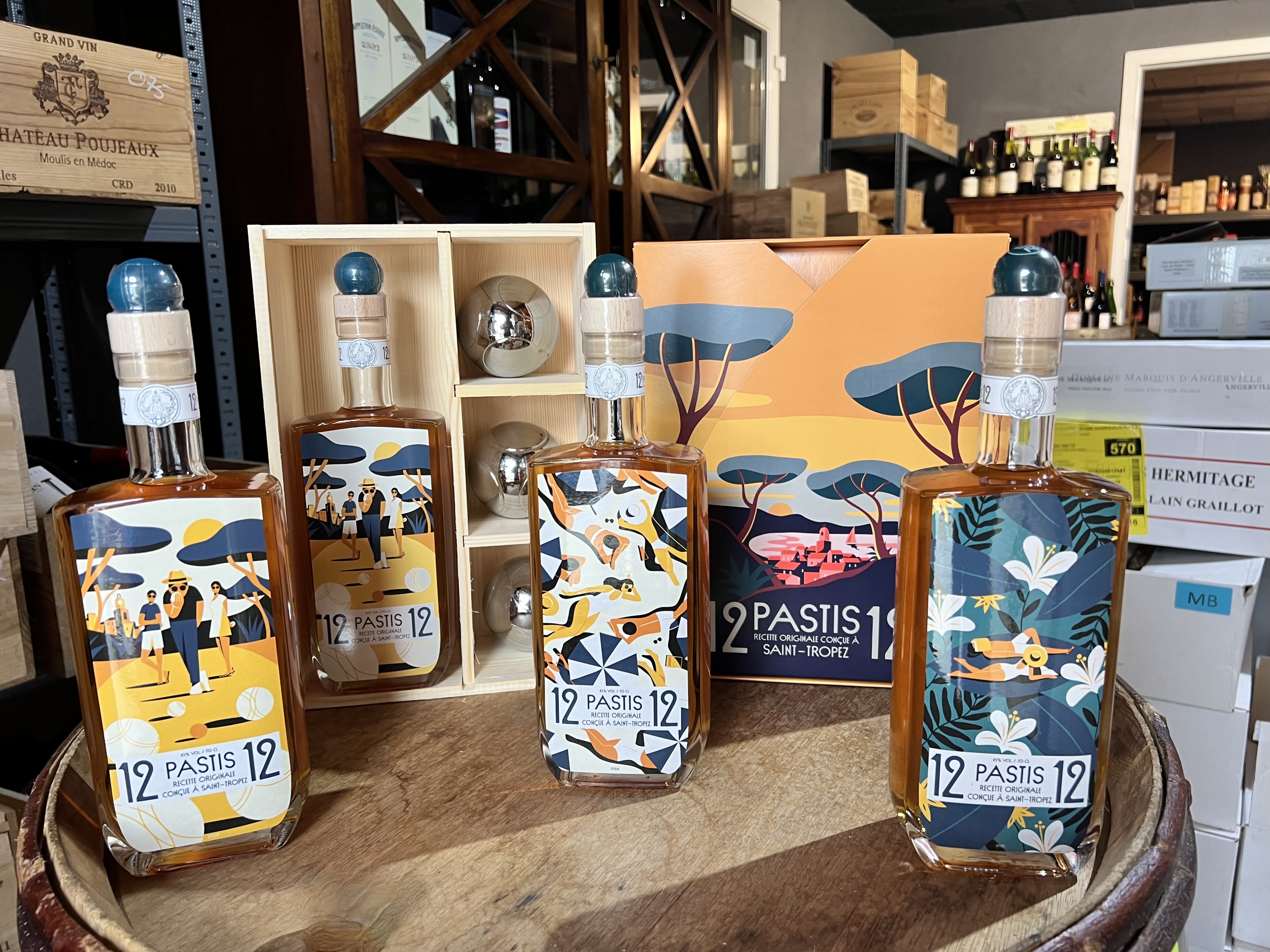Pastis 12/12 Artisanal de Saint-Tropez. Chez Diogene