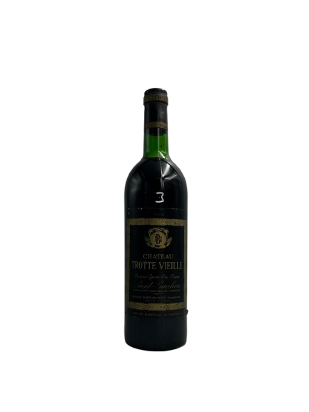 Chateau Trotte Vieille Rouge 1973 (Saint Emilion 1er cru Grand Cru Classe B - Bordeaux)