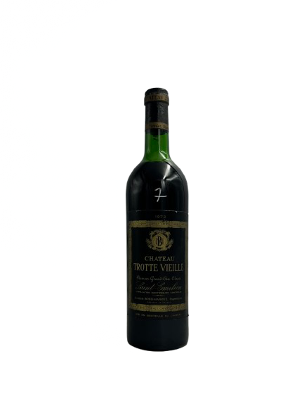 Chateau Trotte Vieille Rouge 1973 (Saint Emilion 1er cru Grand Cru Classe B - Bordeaux)