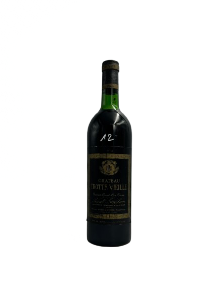 Chateau Trotte Vieille Rouge 1973 (Saint Emilion 1er cru Grand Cru Classe B - Bordeaux)