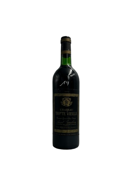 Chateau Trotte Vieille Rouge 1973 (Saint Emilion 1er cru Grand Cru Classe B - Bordeaux)