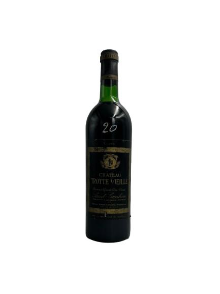 Chateau Trotte Vieille Rouge 1973 (Saint Emilion 1er cru Grand Cru Classe B - Bordeaux)