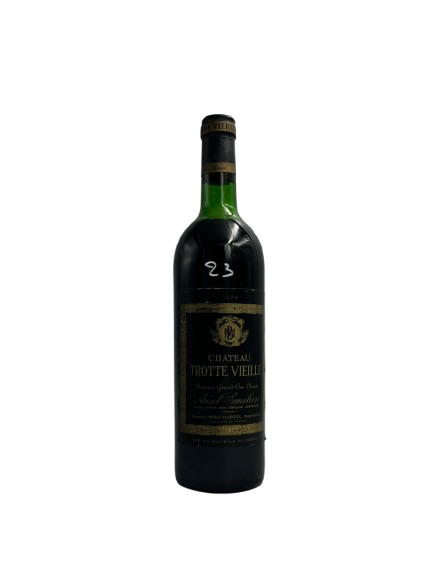 Chateau Trotte Vieille Rouge 1973 (Saint Emilion 1er cru Grand Cru Classe B - Bordeaux)