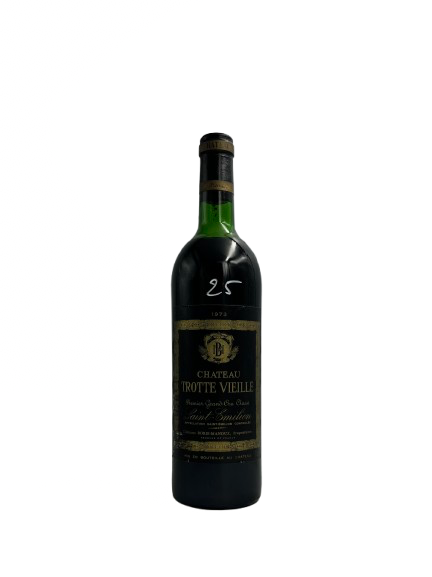 Chateau Trotte Vieille Rouge 1973 (Saint Emilion 1er cru Grand Cru Classe B - Bordeaux)