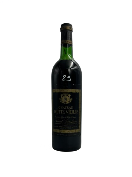 Chateau Trotte Vieille Rouge 1973 (Saint Emilion 1er cru Grand Cru Classe B - Bordeaux)