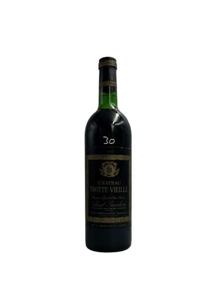 Chateau Trotte Vieille Rouge 1973 (Saint Emilion 1er cru Grand Cru Classe B - Bordeaux)