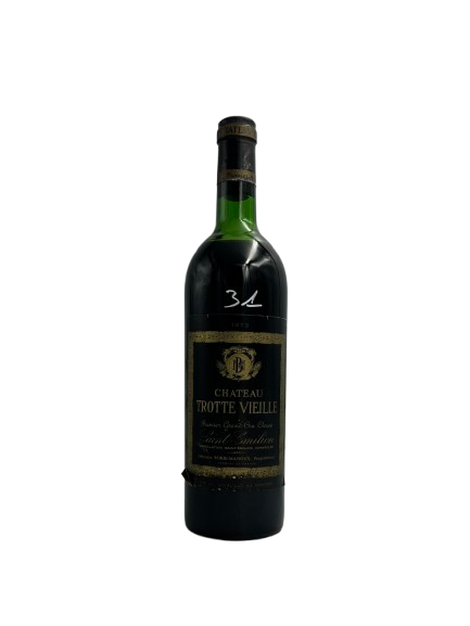 Chateau Trotte Vieille Rouge 1973 (Saint Emilion 1er cru Grand Cru Classe B - Bordeaux)