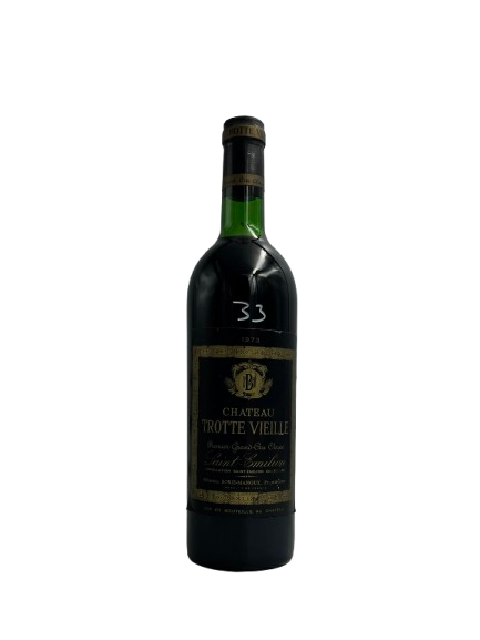 Chateau Trotte Vieille Rouge 1973 (Saint Emilion 1er cru Grand Cru Classe B - Bordeaux)