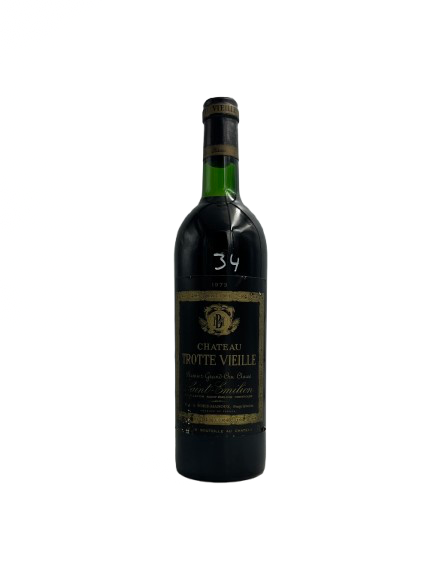 Chateau Trotte Vieille Rouge 1973 (Saint Emilion 1er cru Grand Cru Classe B - Bordeaux)