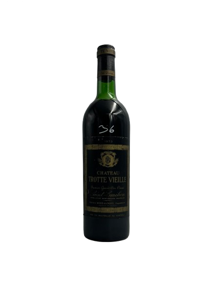 Chateau Trotte Vieille Rouge 1973 (Saint Emilion 1er cru Grand Cru Classe B - Bordeaux)